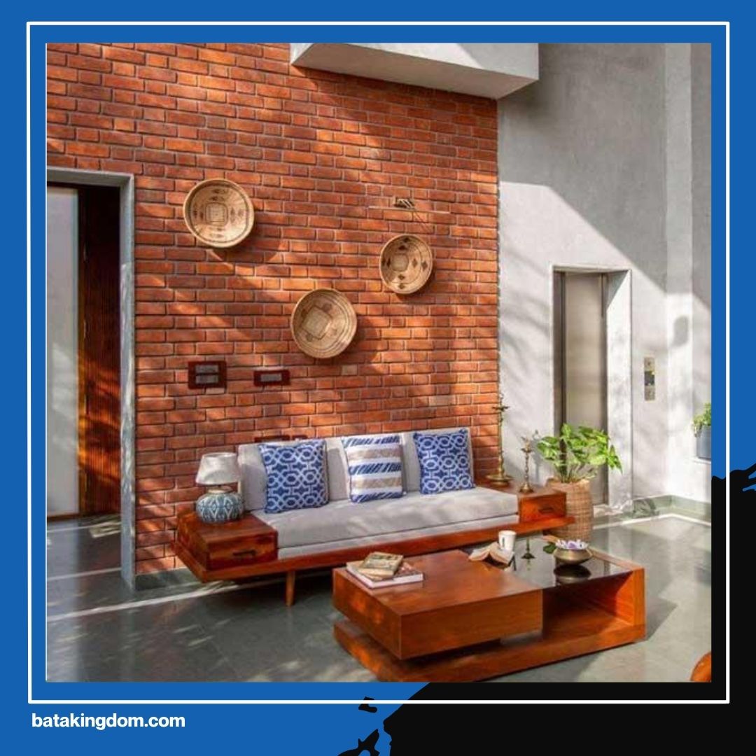 Desain Rumah Masa Kini! Sentuhan Mewah Nan Klasik Menggunakan Dinding Bata Berongga Ekspose