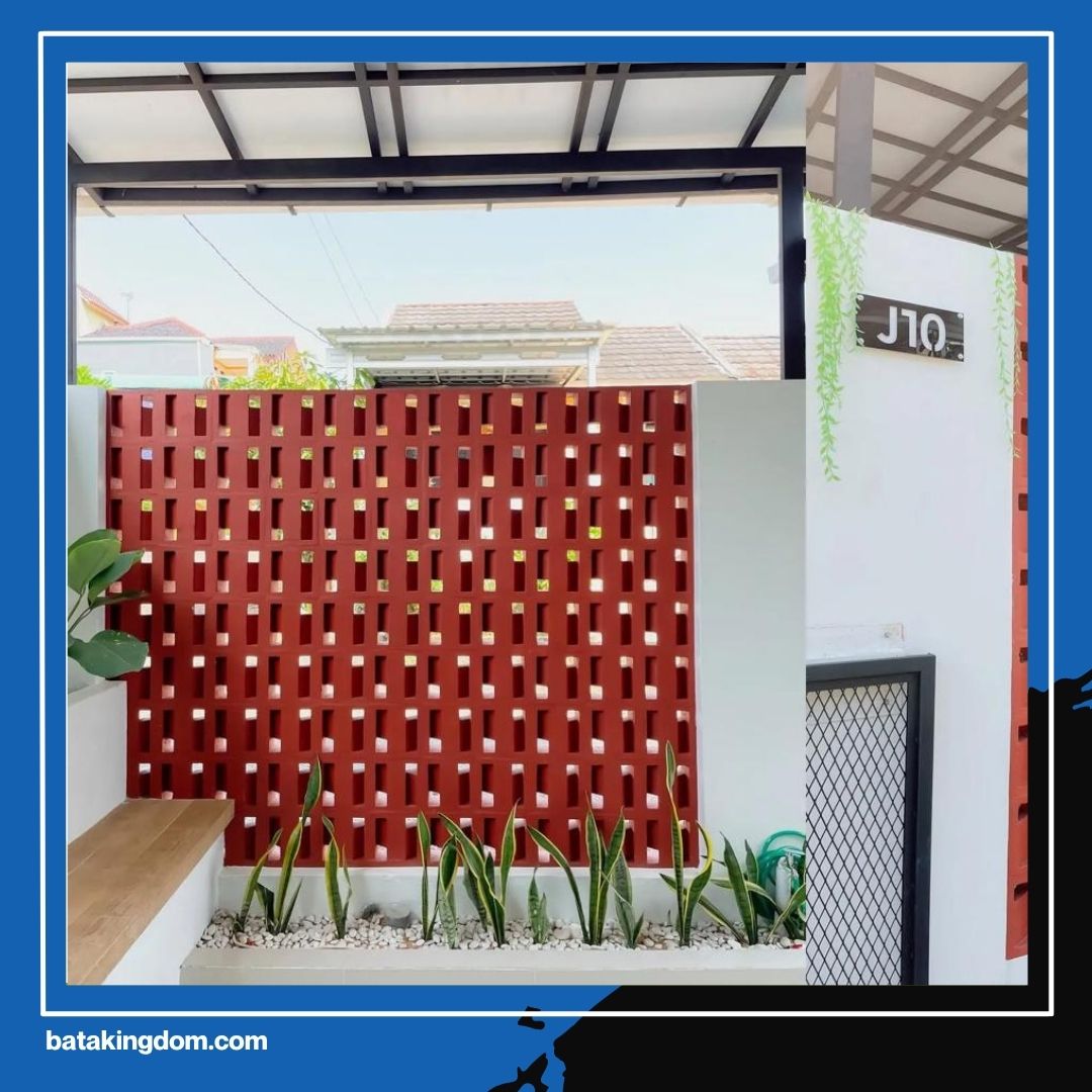 Tingkatkan Nilai Jual Rumahmu 2x Lipat Cuma dengan Desain Pagar Bata Ekspose Modern Ini!