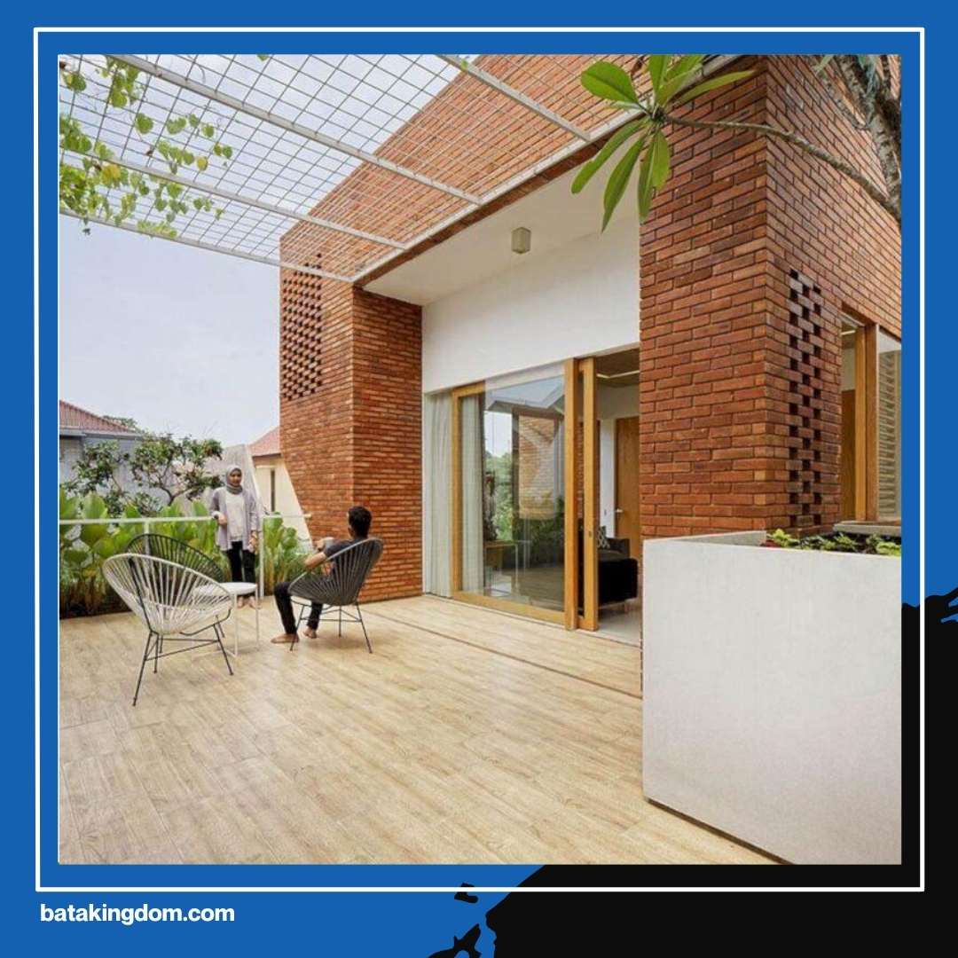 Bukan di Luar Negeri! Inspirasi Teras Bata Tempel Gaya Industrial yang Bikin Rumah Kelihatan Modern.